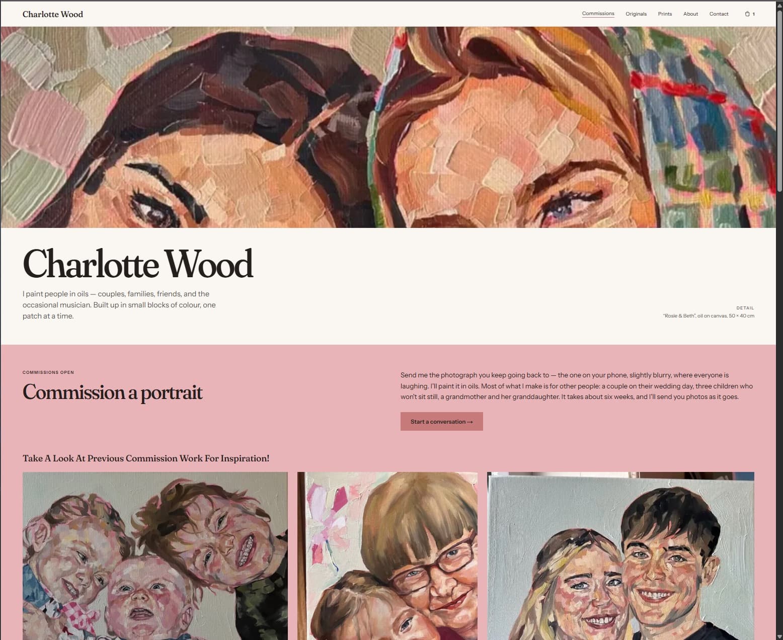 Charlotte Wood Art — homepage